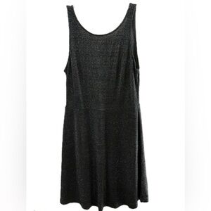 Black Sparkle Sleeveless Dress